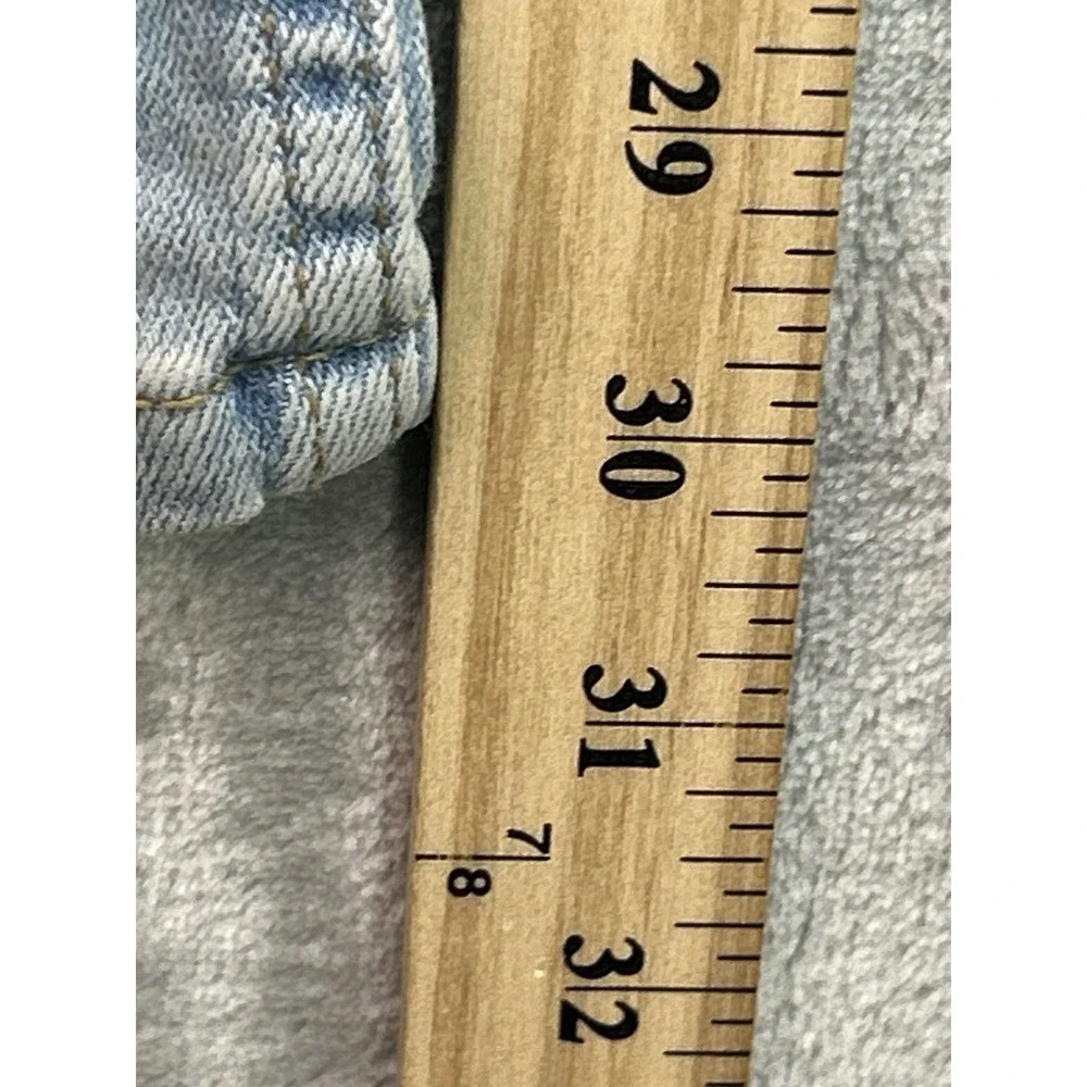 Levis 511 Jeans Mens Sz 28x30 Blue SLim Fit Whiskered Distressed Stretch Guys